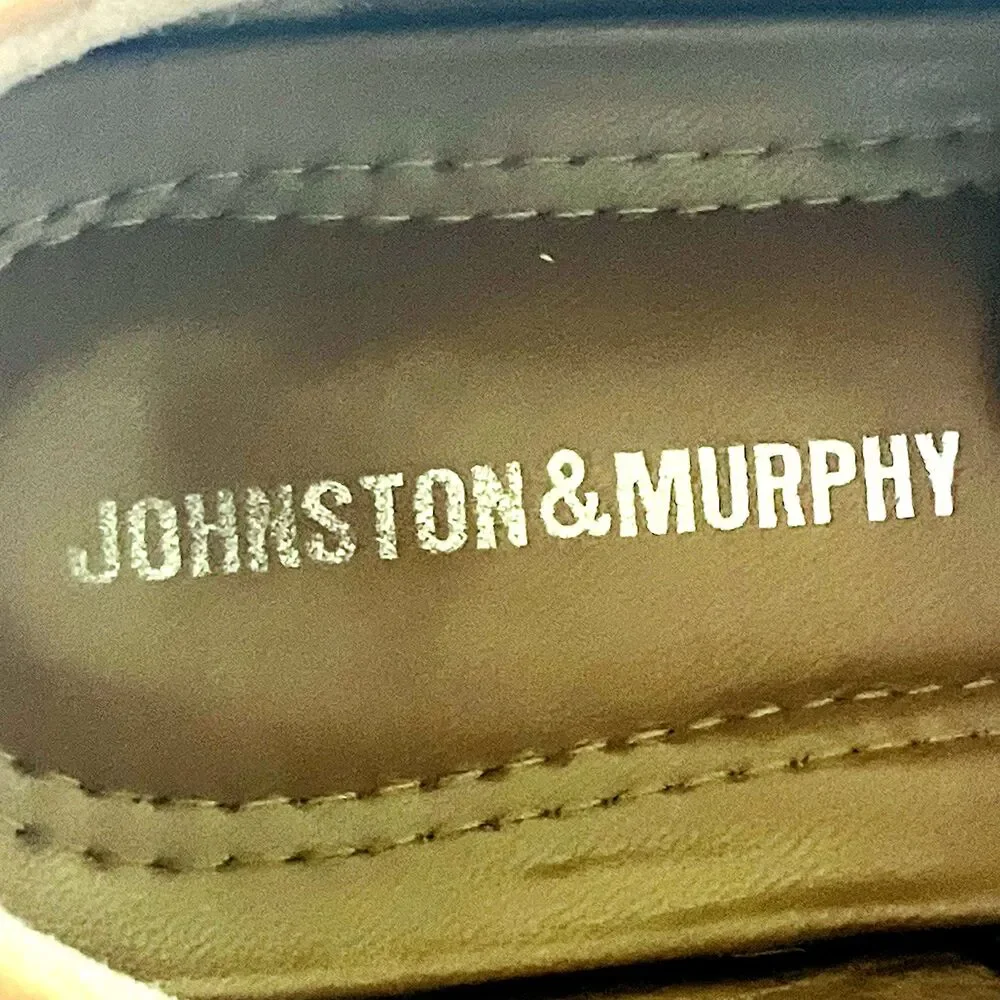 Johnston Murphy Wingtip Shoes 1862 Brogue 11.5 Mens Derby Tan Brown India Preppy